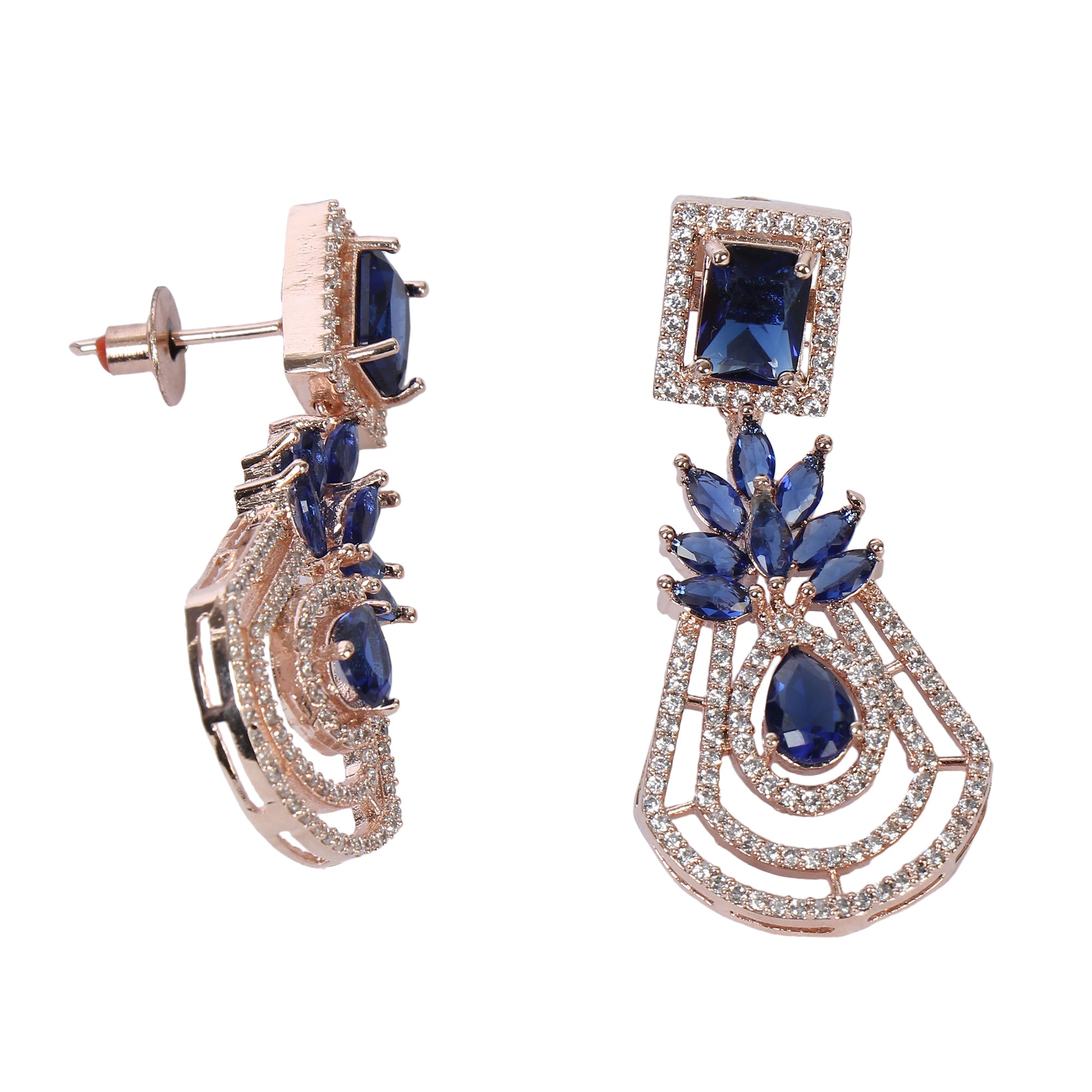 Buy Rose Gold Diamond Earring - Joyalukkas